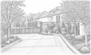 gated community in Cherry Creek, Denver