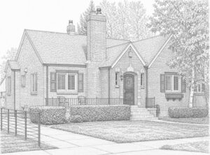 Tudor in Bonnie Brae, Denver